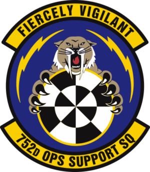 752nd Operations Support Squadron Decal