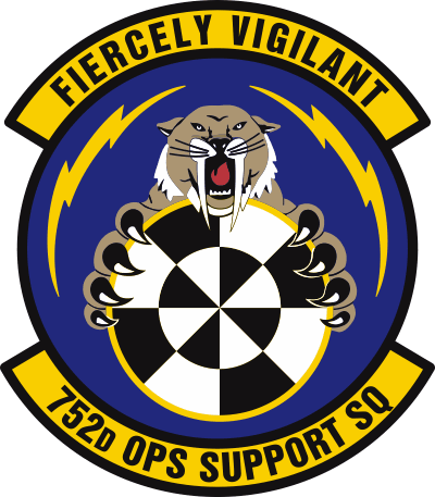 752nd Operations Support Squadron Decal
