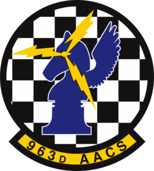963rd Airborne Air Control Squadron Decal
