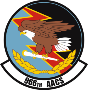 966th Airborne Air Control Squadron Decal