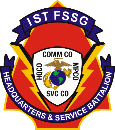 1st FSSG Force Service Support Group – Headquarters and Service Battalion Decal