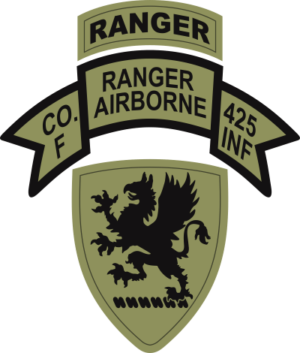 Michigan Army National Guard - Company F Ranger Airborne 425th Infantry Decal