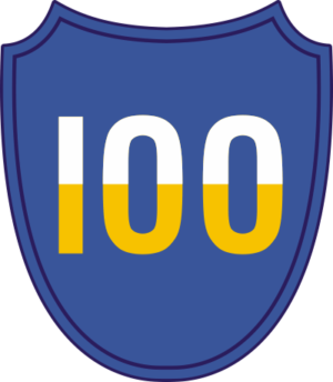 100th Infantry Division Decal