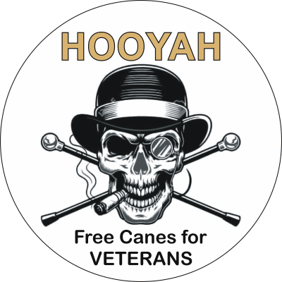 Free Canes For Veterans Decal
