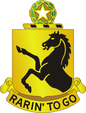 112th Cavalry Regiment DUI Decal
