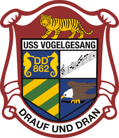 USS Vogelgesang DD-862 Decal