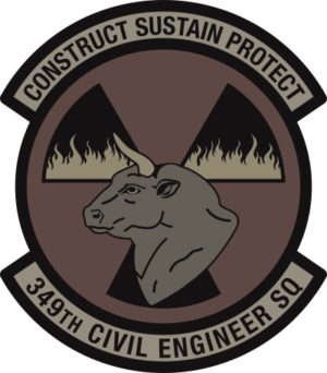 349th Civil Engineer Squadron OCP Decal