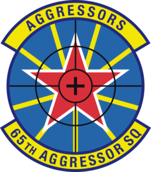 65th Aggressor Squadron Decal