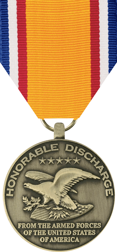 Honorable Discharge Medal Decal