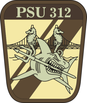 PSU 312 Port Security Unit Decal