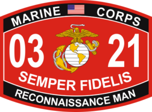 Marines Military Occupational Specialty (MOS) Customizable Decal