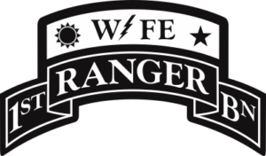 1st Ranger Battalion Wife Decal