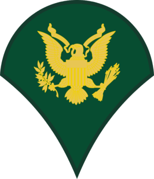 Army E-4 SPC4 Specialist Decal
