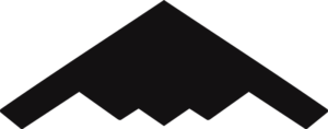 Northrop Grumman B-2 Spirit Silhouette (Black) Decal