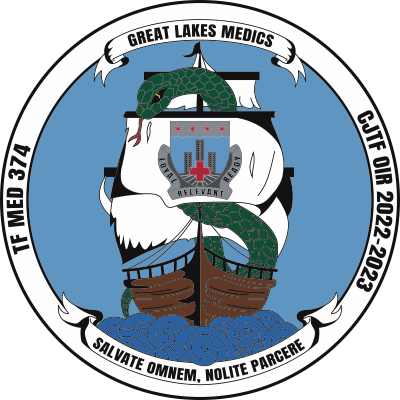 Task Force Med 374 Great Lakes Medics Decal