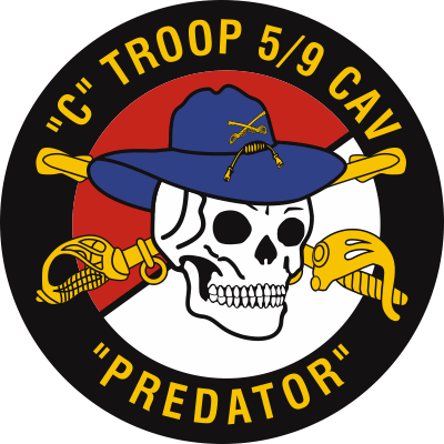 5-9 Cavalry Regiment, C Troop Decal
