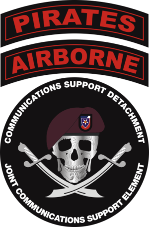 Joint Communications Support Element Airborne Pirates Decal