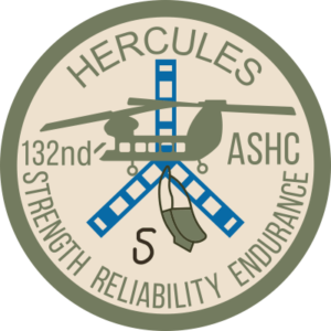 132nd ASHC Assault Support Helicopter Company Decal