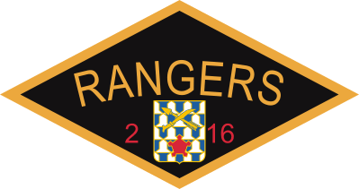 2nd Battalion 16th Infantry Regiment Rangers DUI Decal