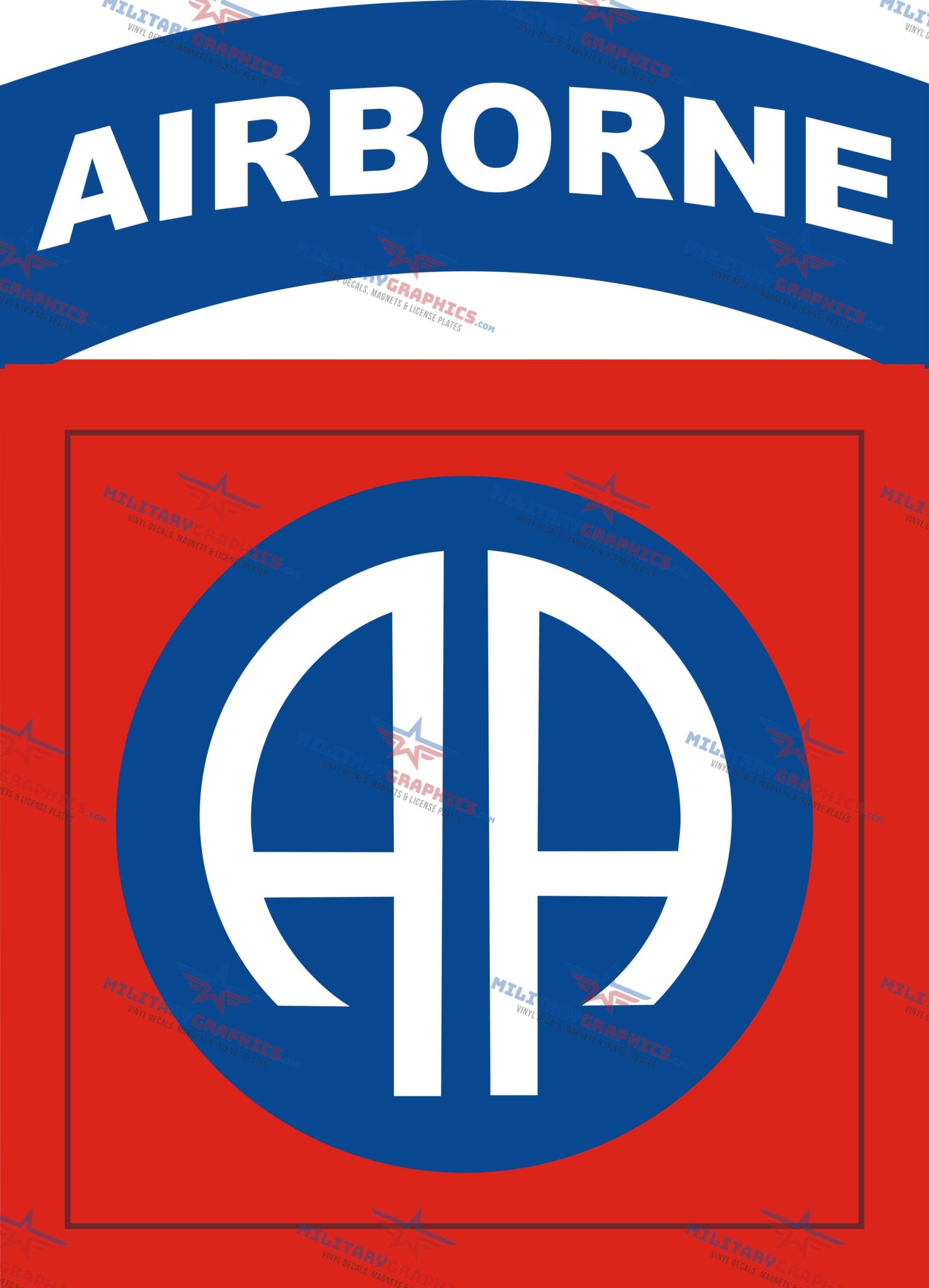 82nd Airborne Division 4″ Height Decal – Made In USA