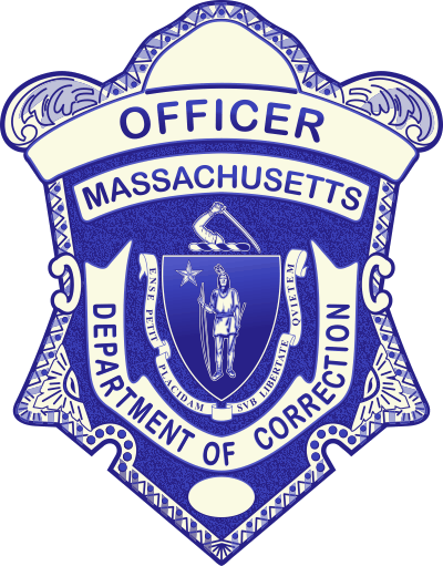 Massachusetts State Police Dept of Corrections (Officer) Decal
