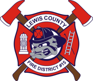 Lewis County Fire District 15 Decal - Left
