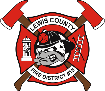 Lewis County Fire District 15 Decal – Left