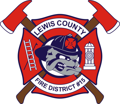 Lewis County Fire District 15 Decal – Right