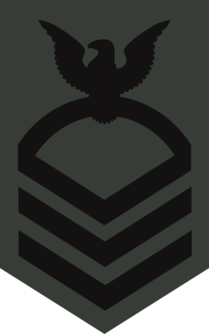 Navy E-7 Chief Petty Officer (Subdued) Decal