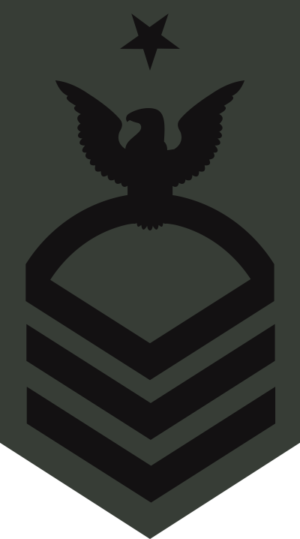 Navy E-8 Senior Chief Petty Officer (Subdued) Decal