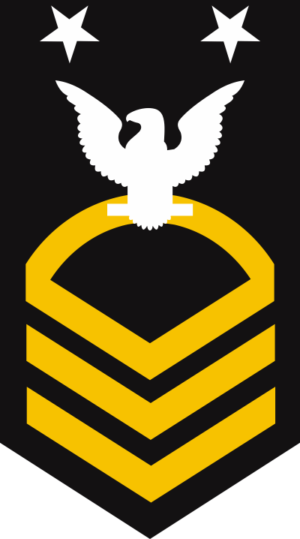 Navy E-9 Master Chief Petty Officer (Gold) Decal