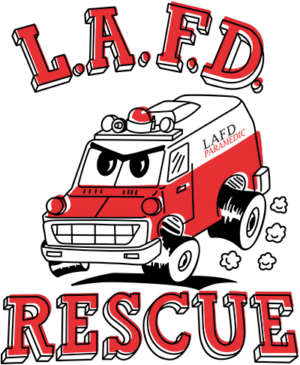 LAFD Rescue Ambulance Decal