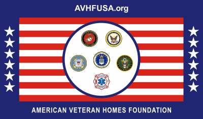 American Veteran Homes Foundation (AVHF) Decal