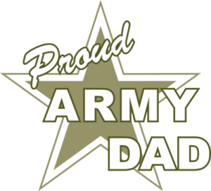 Proud Army Dad Decal