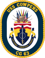 USS Cowpens Crest Decal