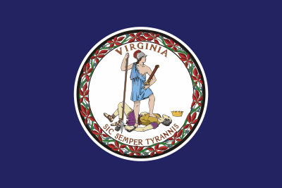 Virginia State Flag Decal