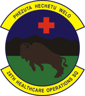 28th Healthcare Operations Squadron Decal