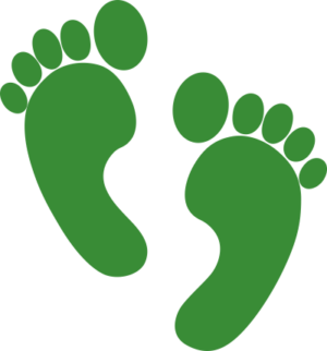 Jolly Green Feet Decal