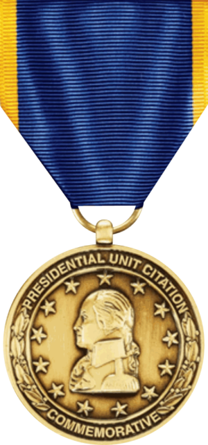 Presidential Unit Citation Commemorative Medal Decal
