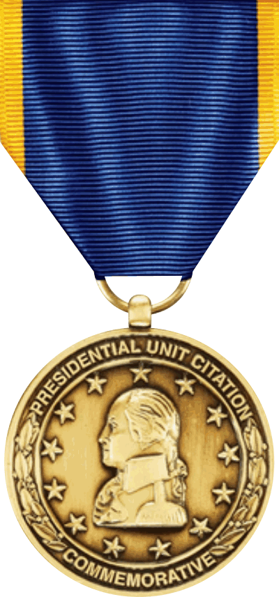 Presidential Unit Citation Commemorative Medal Decal - Military Graphics