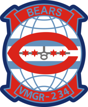 VMGR-234 Marine Aerial Refueler Transport Squadron - Bears Decal