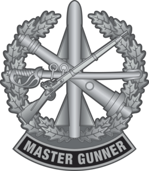 Master Gunner Badge Decal