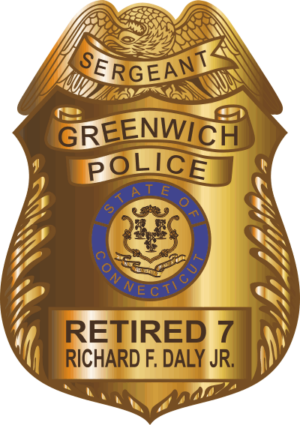 Greenwich Police Badge Decal