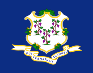 Connecticut State Flag Decal