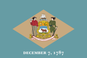 Delaware State Flag Decal