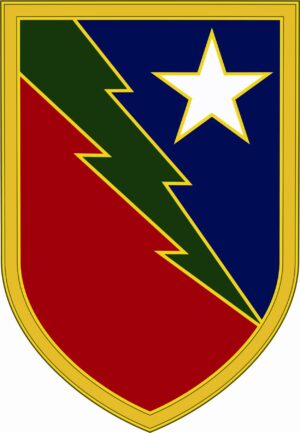 136th Maneuver Enhancement Brigade Combat Service Identification Badge Decal