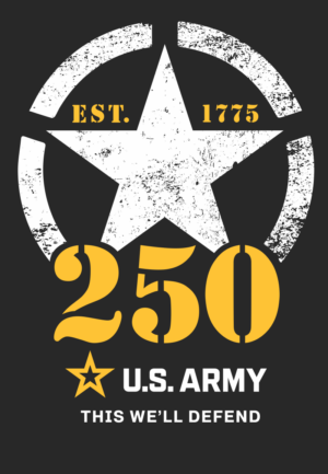 Official US Army 250th Anniversary Decal