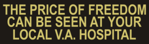 Price of Freedom VA Decal