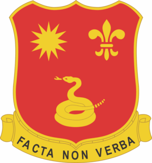 143rd Field Artillery Regiment DUI Decal