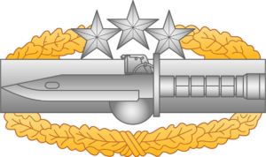 Master Combat Action Badge - Fourth Award Decal